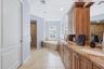 Primary Bath features a walk-in shower and separate tub