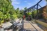 Open patio with Kamado Joe & grill