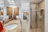 Bath #2 has a beautifully tiled shower