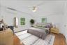 Virtually staged bedroom