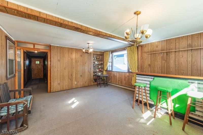 Rear finished room