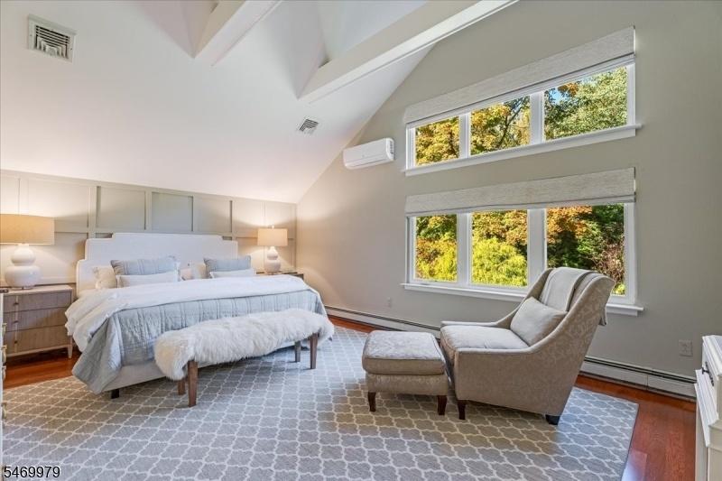 Spacious primary bedroom