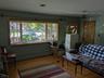 living room with bay window