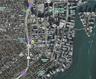 Aerial Survey Map. Identifying the geographic location of the property within the urban grid