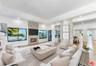 Living room virtually staged