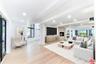 living room virtually staged