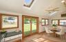 Dining area staged