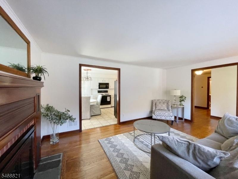 living room to kitchen