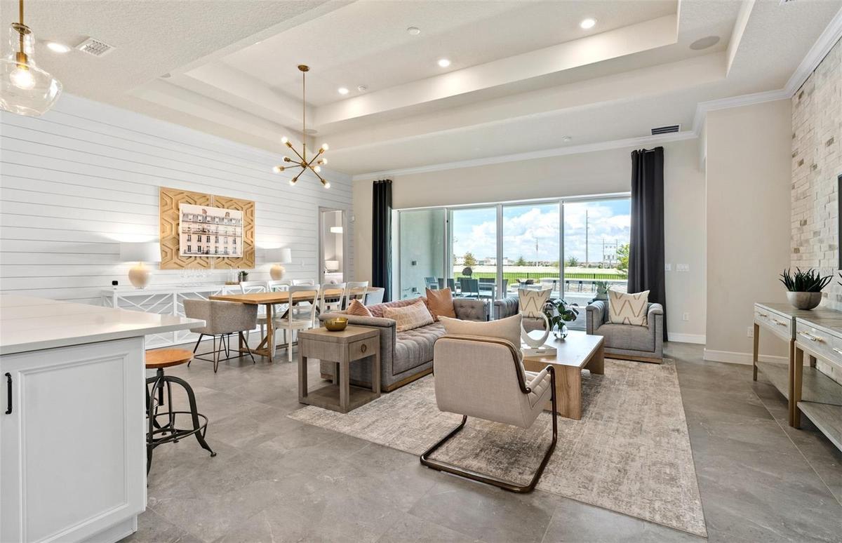 Model Home Design Only. Pictures and furnishings are for illustrative purposes only. Elevations, colors and options may vary. Furniture is for model h