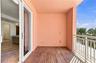 Dinning room balcony with option to buils out wet bar
