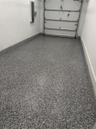 Garage with epoxy floor