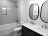Full twin sink bathroom