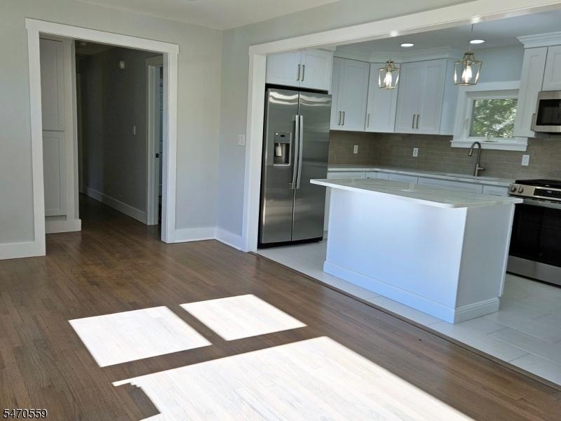 Kitchen from dining area