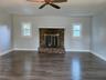 Living room to fireplace