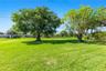 Expansive parcel of land featuring open grass coverage and mature, full-canopy trees