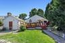 Yard view with garage