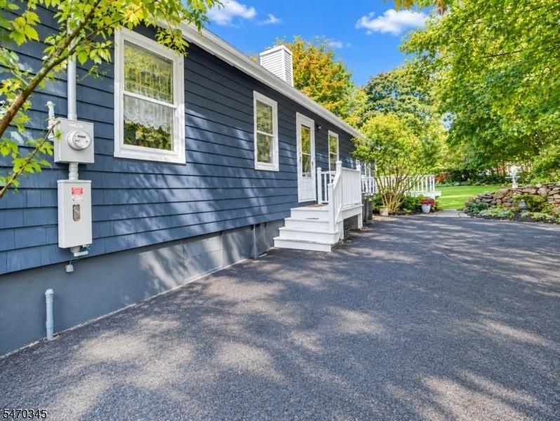 driveway and side entrance