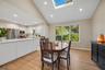 Dining open to kitchen