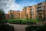 Private landscaped podium garden for residents at Hurlingham Waterfront