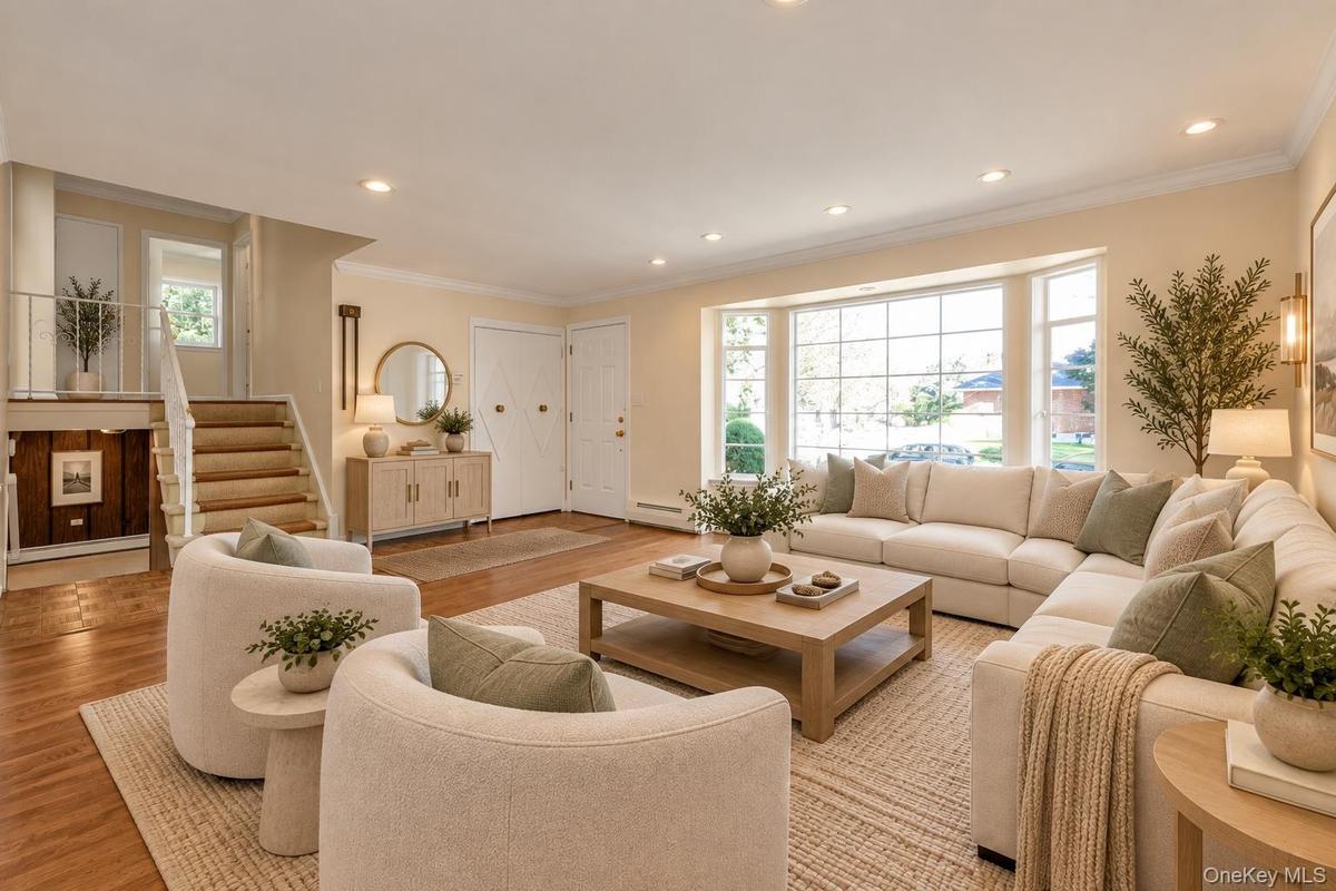 Virtually Staged Living Room