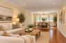 Virtually Staged Living Room & Dining Room