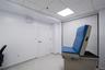 Unfurnished office featuring a drop ceiling