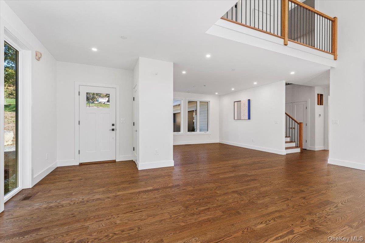 Front entry door Living room