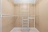 Upstairs walk in closet