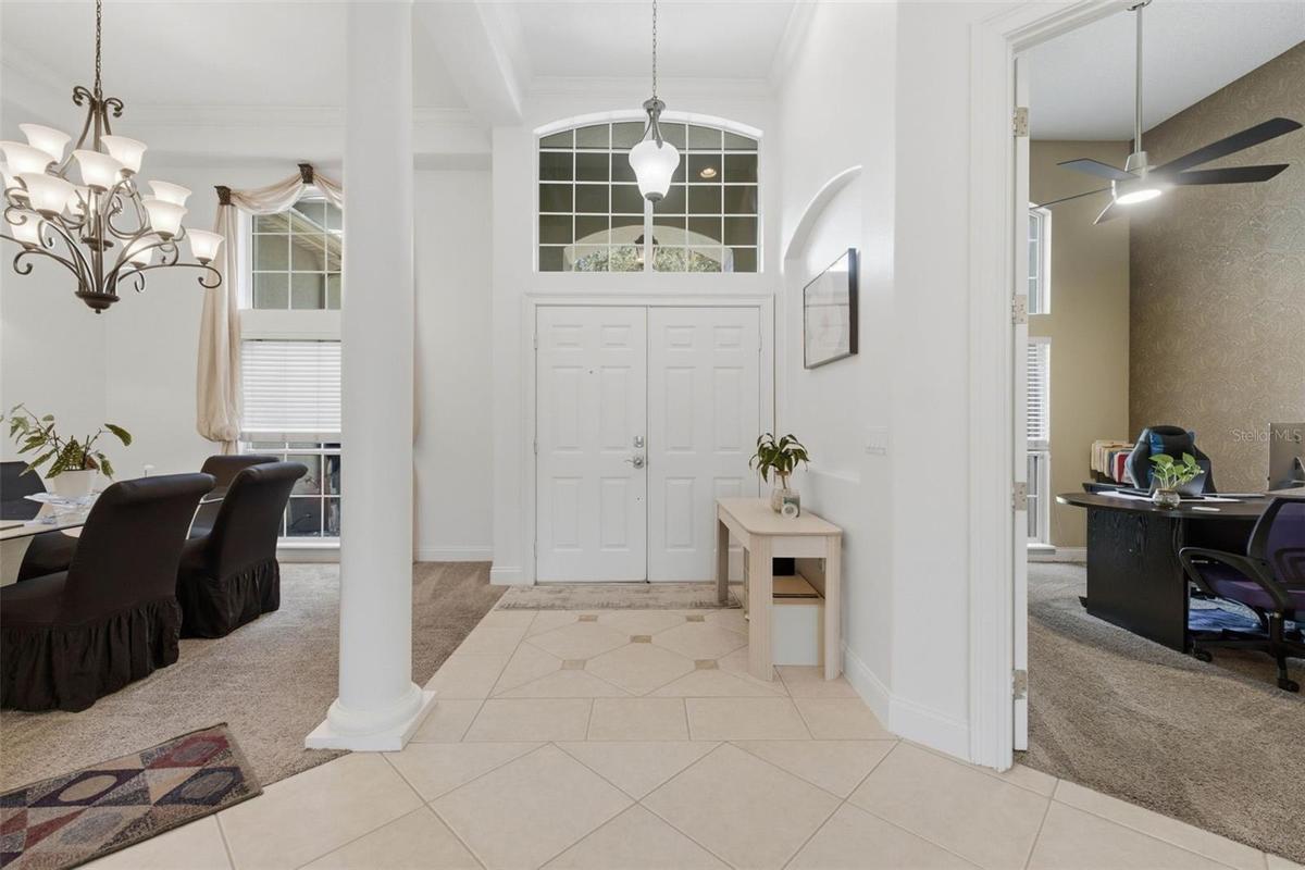 Front entry from living room