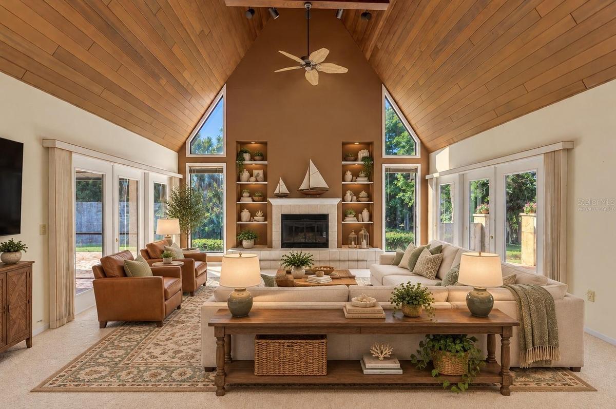 Living Room - virtually staged