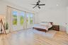 Excellent, private view from the master bedroom