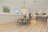 Dining nook adjoins kitchen