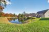 Pond behind house