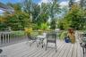Deck overlooking yard