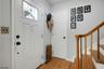 Foyer and hall closet.