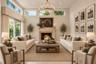 Virtually staged living room