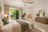 Virtually staged primary en-suite bedroom