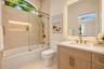 Virtually staged second en-suite bathroom