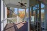 Screened with ceiling fan