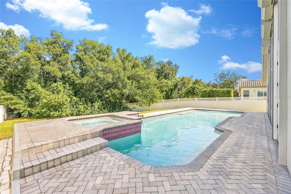 Gorgeous pool and spa, recently resurfaced and calling for fun in the sun.