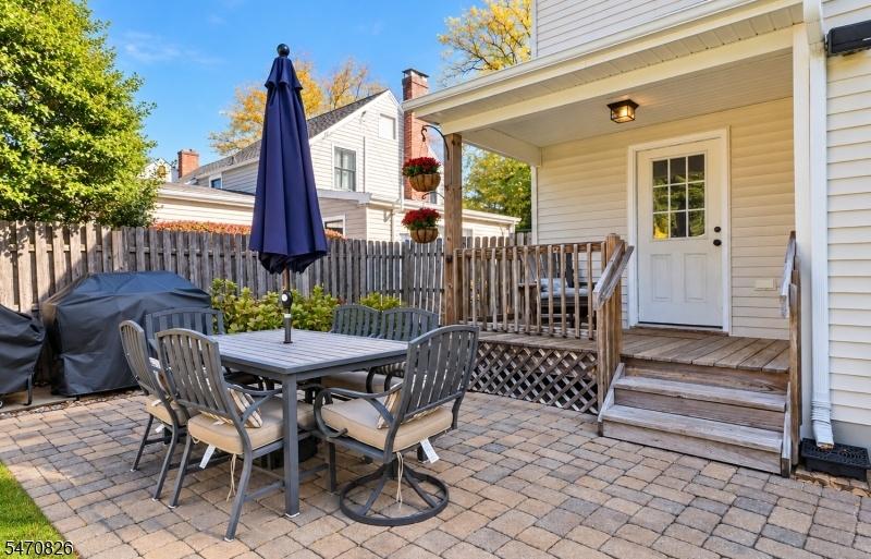 Patio near kitchen