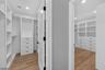 Primary double walk in closet