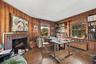 Office w fireplace