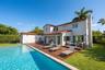 oversized rectangular in-ground swimming pool