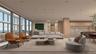 Interior space featuring wood-finish flooring, recessed lighting, and a neutral wall palette