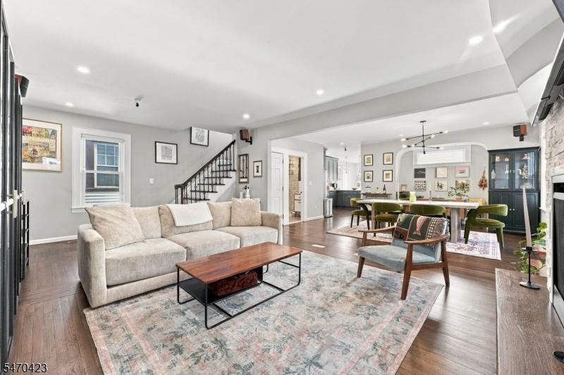 Bright open living room