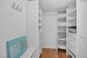 Custom closet system.