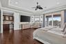 Primary suite with wet bar