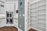 Modern Coastal Kitchen with large pantry