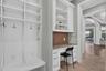 Mudroom/Built In desk off of garage